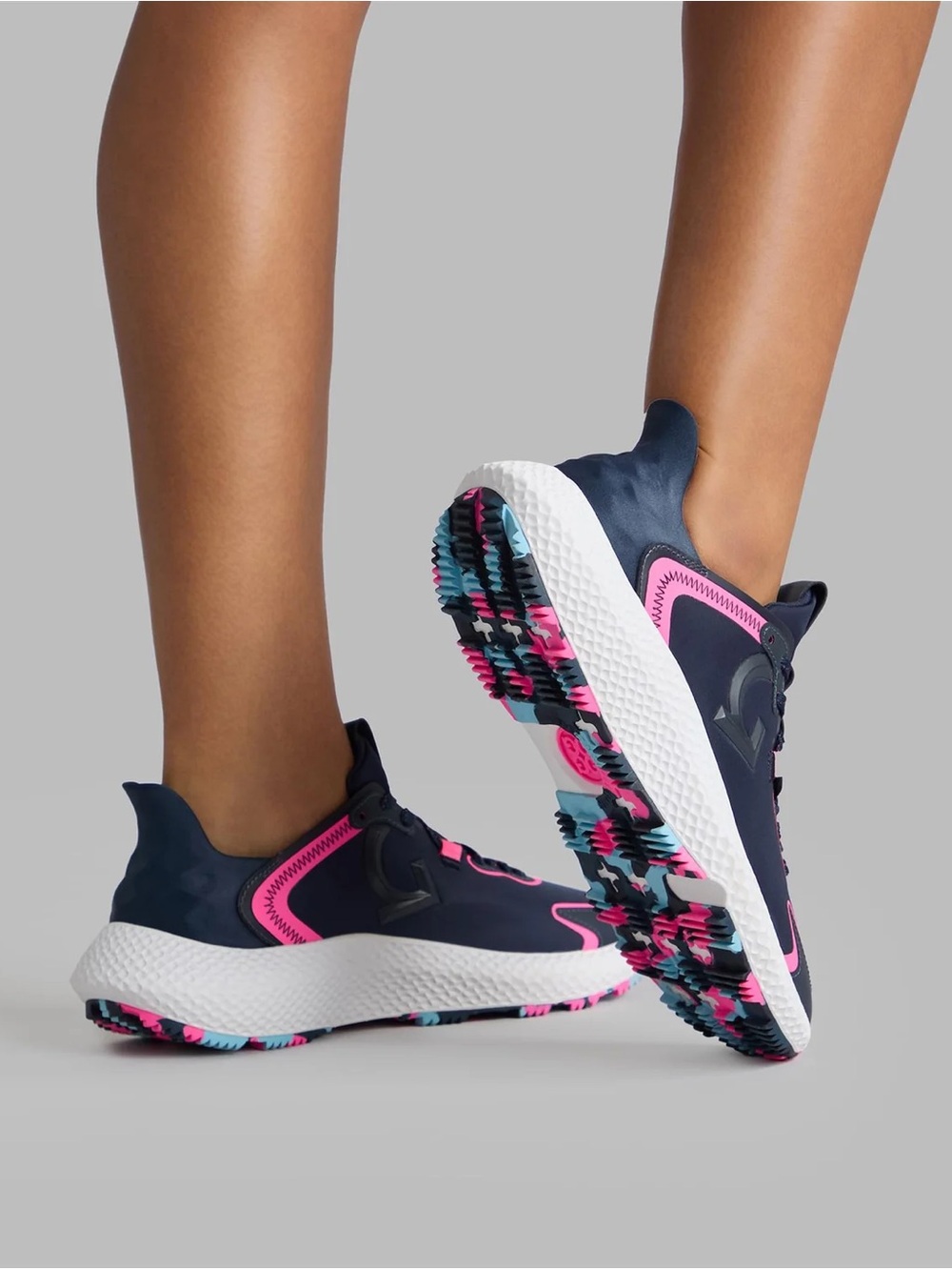 G/FORE Womens MG4X2 Nylon Hybrid Golf Shoes Cross Trainer Twilight Knockout Pink